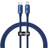 BASEUS CRYSTAL SHINE MAVİ 20W 120 CM TYPE-C TO LIGHTNING ŞARJ KABLOSU CAJY000203