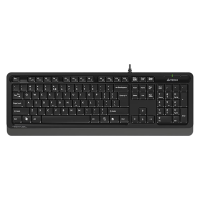 A4 TECH FK10 Q Türkçe Multimedya Gri/Siyah USB Kablolu Klavye