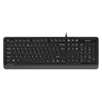 A4 TECH FK10 Q Türkçe Multimedya Gri/Siyah USB Kablolu Klavye