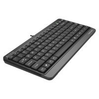 A4 TECH FK10 Q Türkçe Multimedya Gri/Siyah USB Kablolu Klavye