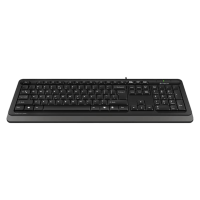 A4 TECH FK10 Q Türkçe Multimedya Gri/Siyah USB Kablolu Klavye