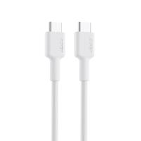 AUKEY CB-CD45-WH PD NAYLON ÖRGÜLÜ TYPE-C TYPE-C ŞARJ KABLOSU 0.9MT