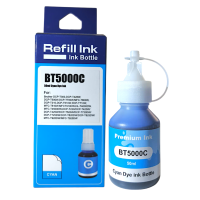 Brother Uyumlu Refill Ink BT5000C Cyan (Mavi) Dolum Muadil Mürekkebi