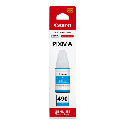 Canon GI-490 0664C001 Mavi (Cyan) Orijinal Mürekkep