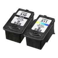 Canon PG-510 CL-511 2970B017 Fotoğraf Kağıtlı Orijinal Kartuş Seti
