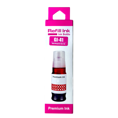 Canon Uyumlu Refill Ink GI-41 Magenta (Macenta) Dolum Muadil Mürekkebi