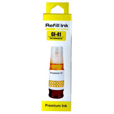 Canon Uyumlu Refill Ink GI-41 Yellow (Sarı) Dolum Muadil Mürekkebi