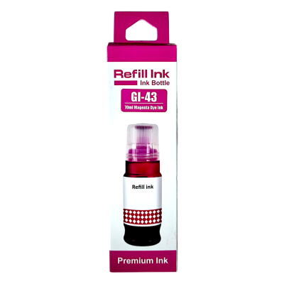 Canon Uyumlu Refill Ink GI-43 Magenta (Macenta) Dolum Muadil Mürekkebi