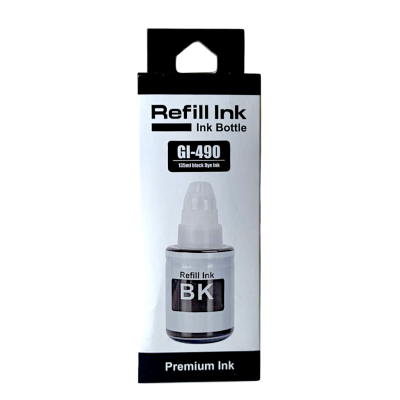 Canon Uyumlu Refill Ink GI-490BK Black (Siyah) Dolum Muadil Mürekkebi