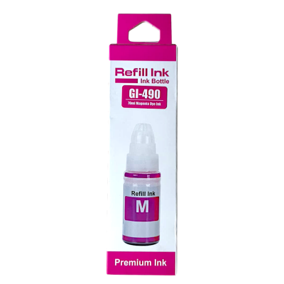 Canon Uyumlu Refill Ink GI-490M Magenta (Macenta) Dolum Muadil Mürekkebi