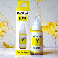 Canon Uyumlu Refill Ink GI-490Y Yellow (Sarı) Dolum Muadil Mürekkebi