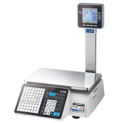 CAS CL3000 15KG 202DPI DİREKT TERMAL ETHERNET LCD EKRAN BOYUNLU BARKODLU TERAZİ
