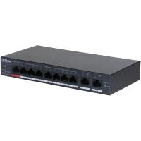 DAHUA CS4010-8ET-110 8 PORT 10/100 110W POE + 2 PORT GIGABIT UPLINK CLOUD YÖNETİLEBİLİR METAL KASA SWITCH
