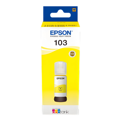 Epson EcoTank 103 C13T00S44A Sarı (Yellow) Orijinal Mürekkep
