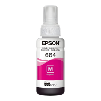 Epson EcoTank 664 C13T66434A Kırmızı (Magenta) Orijinal Mürekkep