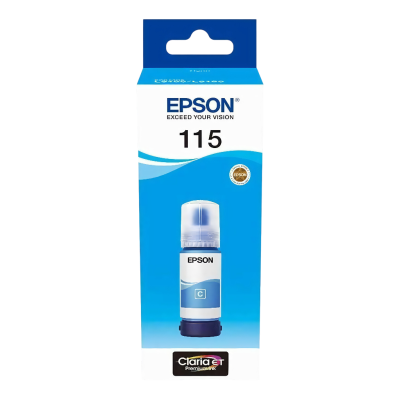 Epson EcoTank Pro 115 C13T07D24A Mavi (Cyan) Orijinal Mürekkep