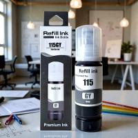 Epson Uyumlu Refill Ink 115GY Gray (Gri) Pigment Dolum Muadil Mürekkebi