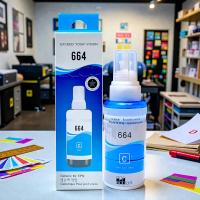 Epson Uyumlu Refill Ink 664 Mavi (Cyan) Dolum Muadil Mürekkebi
