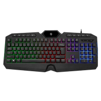 FRISBY FK-4860QU USB Q Türkçe Multimedya Siyah Kablolu Gaming Klavye