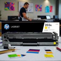 HP 203A (CF542A) Sarı Toner Kartuş - İtalya Ürünü