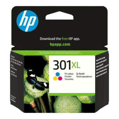 HP 301XL CH564EE Renkli (Color) Yüksek Kapasiteli Orijinal Kartuş