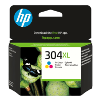 HP 304XL N9K07AE Renkli (Color) Yüksek Kapasiteli Orijinal Kartuş