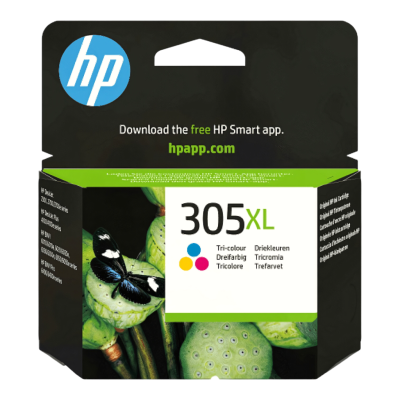 HP 305XL 3YM63AE Renkli (Color) Yüksek Kapasiteli Orijinal Kartuş