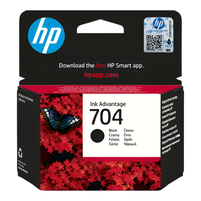 HP 704 CN692A Siyah (Black) Orijinal Kartuş