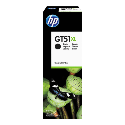 HP GT51XL X4E40AE Siyah (Black) Yüksek Kapasiteli Orijinal Mürekkep