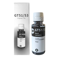 HP Uyumlu Original Ink GT51/53 Black (Siyah) Dolum Muadil Mürekkebi