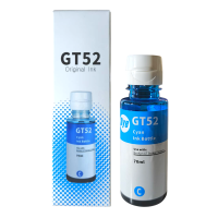 HP Uyumlu Original Ink GT52 Cyan (Mavi) Dolum Muadil Mürekkebi