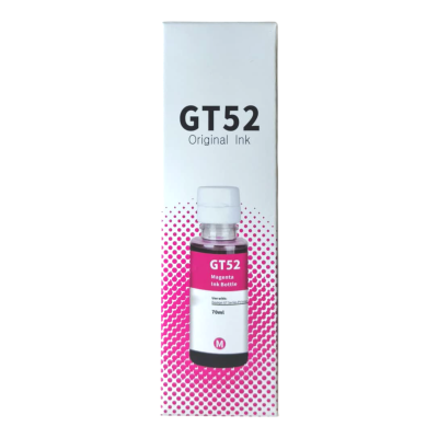 HP Uyumlu Original Ink GT52 Magenta (Macenta) Dolum Muadil Mürekkebi
