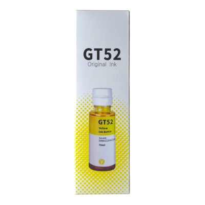 HP Uyumlu Original Ink GT52 Yellow (Sarı) Dolum Muadil Mürekkebi