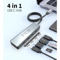 INCA ITPT-4T TYPE-C HUB X4 TYPE-C PORT 3.1 10GBPS ALUMINYUM KASA ÇOKLAYICI