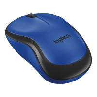 Logitech Silent Touch M220 Sessiz Kablosuz Mouse (Mavi)