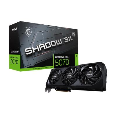 MSI GEFORCE RTX5070 12G SHADOW 3X OC 12GB GDDR7 192BIT 1XHDMI 3XDP EKRAN KARTI