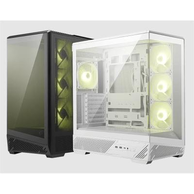 MSI MAG PANO 130R PZ TEMPERLİ CAM 3X120MM REVERSE ARGB 1X120MM ARGB FAN ATX PANORAMİK GAMİNG BİLGİSAYAR KASASI