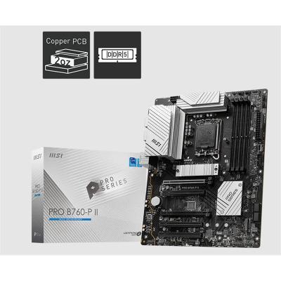 MSI PRO B760-P II DDR5 7200MHZ 1XHDMI 1XDP 2XM.2 USB 3.2 ATX 1700P (12. / 13. VE 14. NESİL İŞLEMCİ UYUMLU)