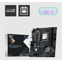 MSI PRO B860M-E DDR5 9066MHZ 1XHDMI 1XDP 2XM.2 USB MATX 1851P(INTEL ULTRA PROCESSORS SERIES 2)