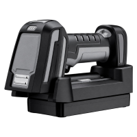 PERKON TIGER RS56 2D 2.4GHz 300M + Bluetooth + USB Kablosuz Ultra Dayanıklı IP67 Endüstriyel Barkod Okuyucu + Cradle