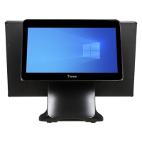 TIWOX TP-8610D 18.5" Intel Core i7 10. Nesil 16GB RAM 256GB NVMe SSD Dokunmatik POS PC + 13.2" Müşteri Ekranı