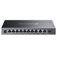 TP-LINK OMADA ES210GMP 10 PORT GIGABIT + 8-PORT POE+ YÖNETİLEBİLİR 123W POE METAL KASA SWITCH