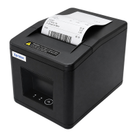 XPRINTER XP-Q805K 203 DPI Direkt Termal USB + Ethernet Otomatik Kesicili Fiş Yazıcı