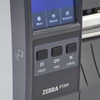 ZEBRA ZT231 (ZT23142-T0E000FZ) 203 DPI Termal Transfer USB + Seri + Ethernet Metal Kasa Endüstriyel Barkod Yazıcı (Ribonlu Kullanım)