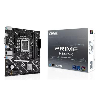 ASUS PRIME H810M-K DDR5 6400MT/S 1XVGA 1XHDMI 1XM.2 1851P MATX (INTEL ULTRA PROCESSORS SERIES 2)