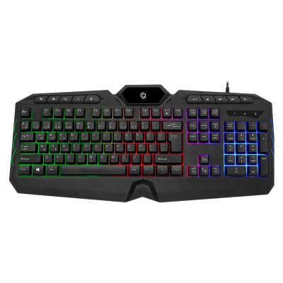 FRISBY FK-4860QU USB Q Türkçe Multimedya Siyah Kablolu Gaming Klavye